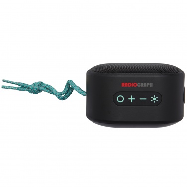 Logotrade mainostuote tuotekuva: Move IPX6-ulkoilmakaiutin RGB-tunnelmavalolla